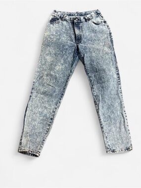 Levi's Vintage 80s Acid Wash High Rise Juniors Jeans Made in USA Size 15 (28x28)